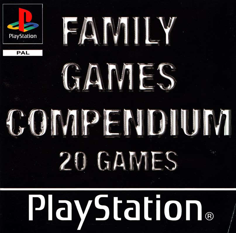 Family Games Compendium box art for Playstation